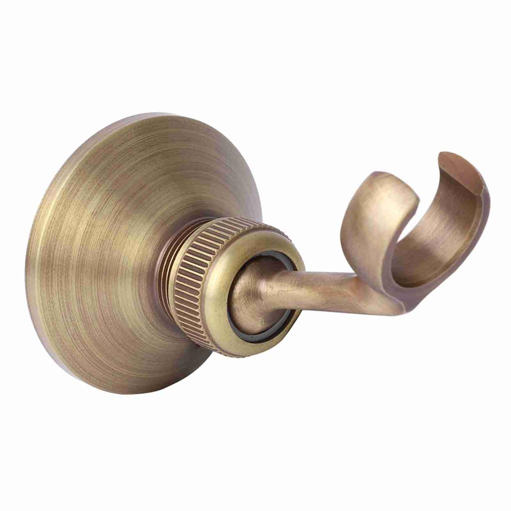 Suporte de Chuveiro Ajustável de Latão Galvanizado Cromado Base para Acessório de Banheiro Doméstico