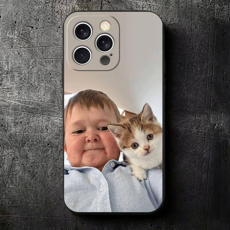 Funny Babaite Hasbulla Soft Phone Case for iPhone 16 16E 17 Air 15 Pro Max 14 Plus 13 Mini 11 12 7 Black Cover Back Shell