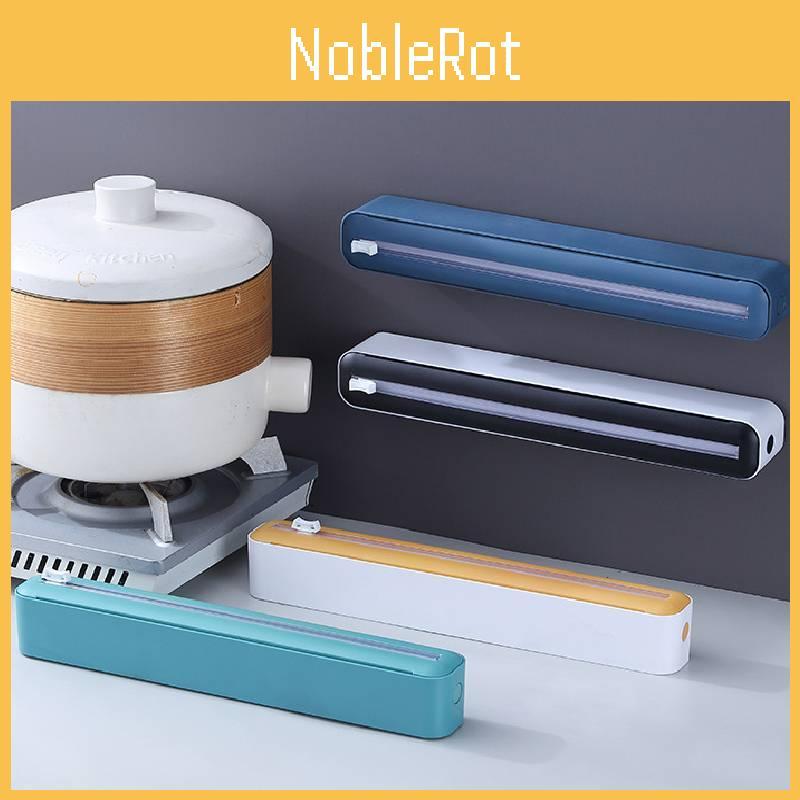 Food Wrap Kitchen Holder Wrap Dispenser Cling Film Dispenser Tin Foil Cutter