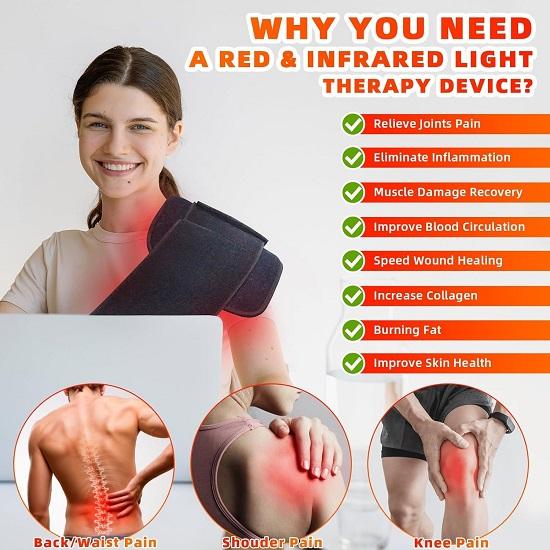 Red Light Therapy 120 Lights 3-in 1