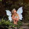 SCSYV Fairy Wings for Adults Halloween Fairy Costume Dress Up Sparkling Sheer Wings Angel Wings for Kids Girls Women
