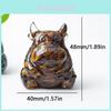 Resin Crystal Cow Figurine With Lucky Fortune For Office Desk Decor Gift For Teens And Adults