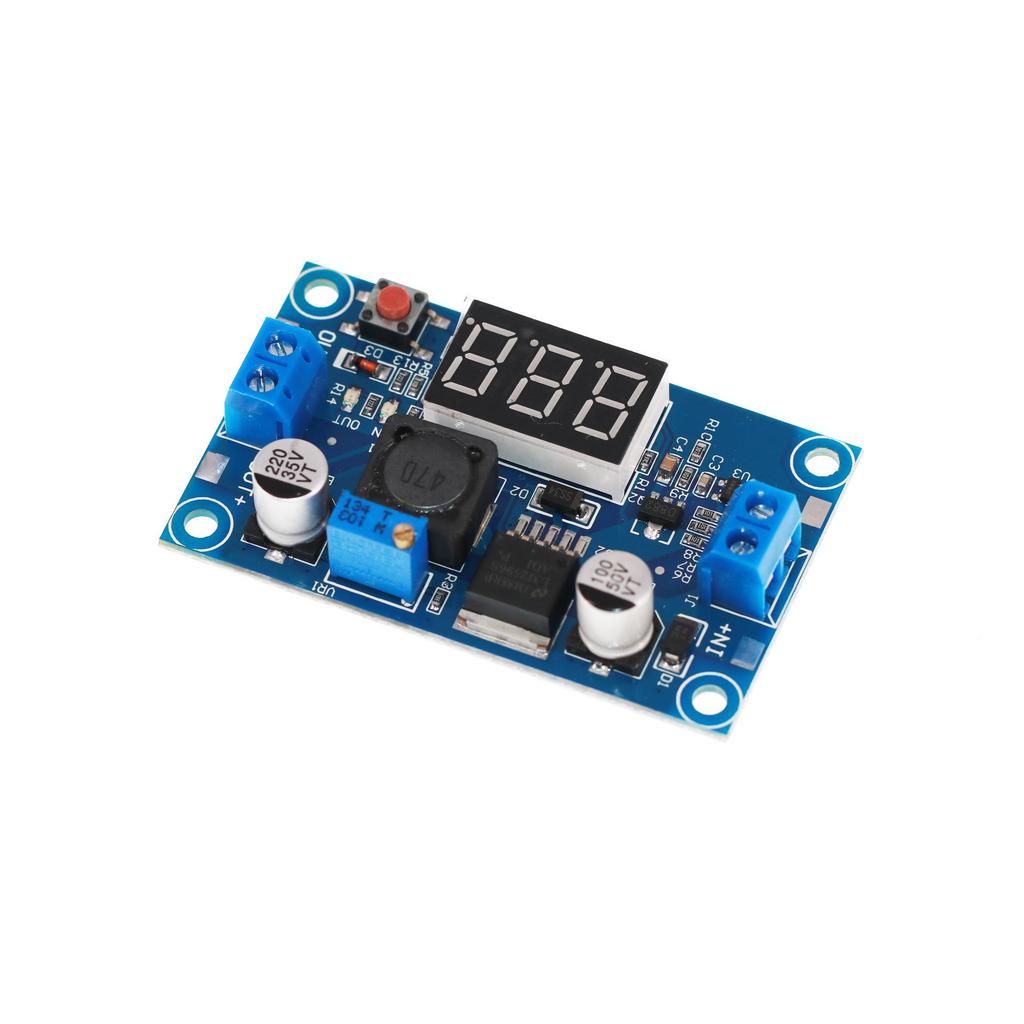 LM2596 DC-DC Adjustable Buck Module with Voltage Display