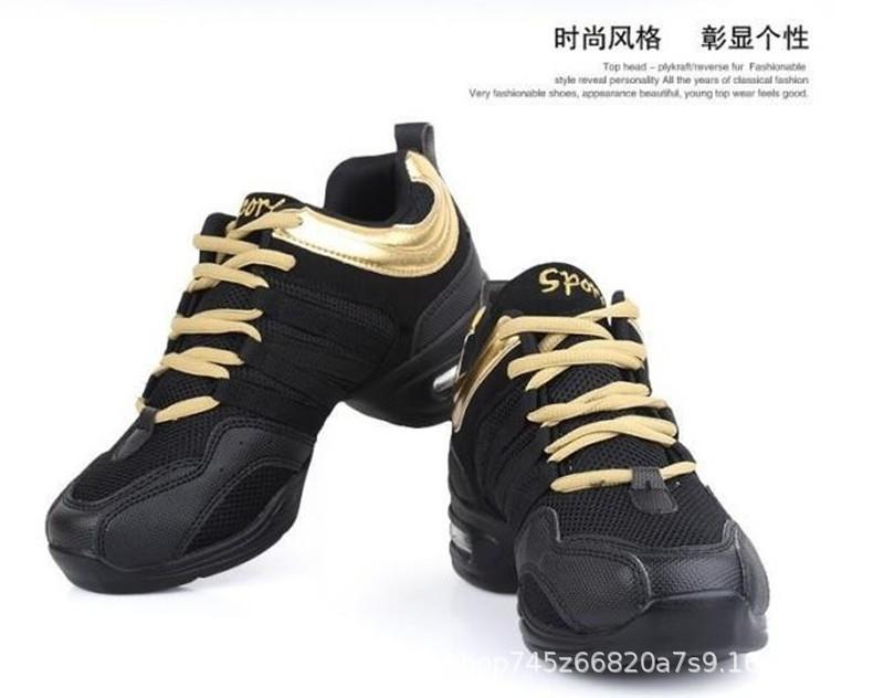 

Туфли для квадратных танцев мягкая подошва четыре сезона сетчатые дышащие фитнес обувь для прыжков взрослые средний каблук джазовые туфли легкие танцевальные туфли 33