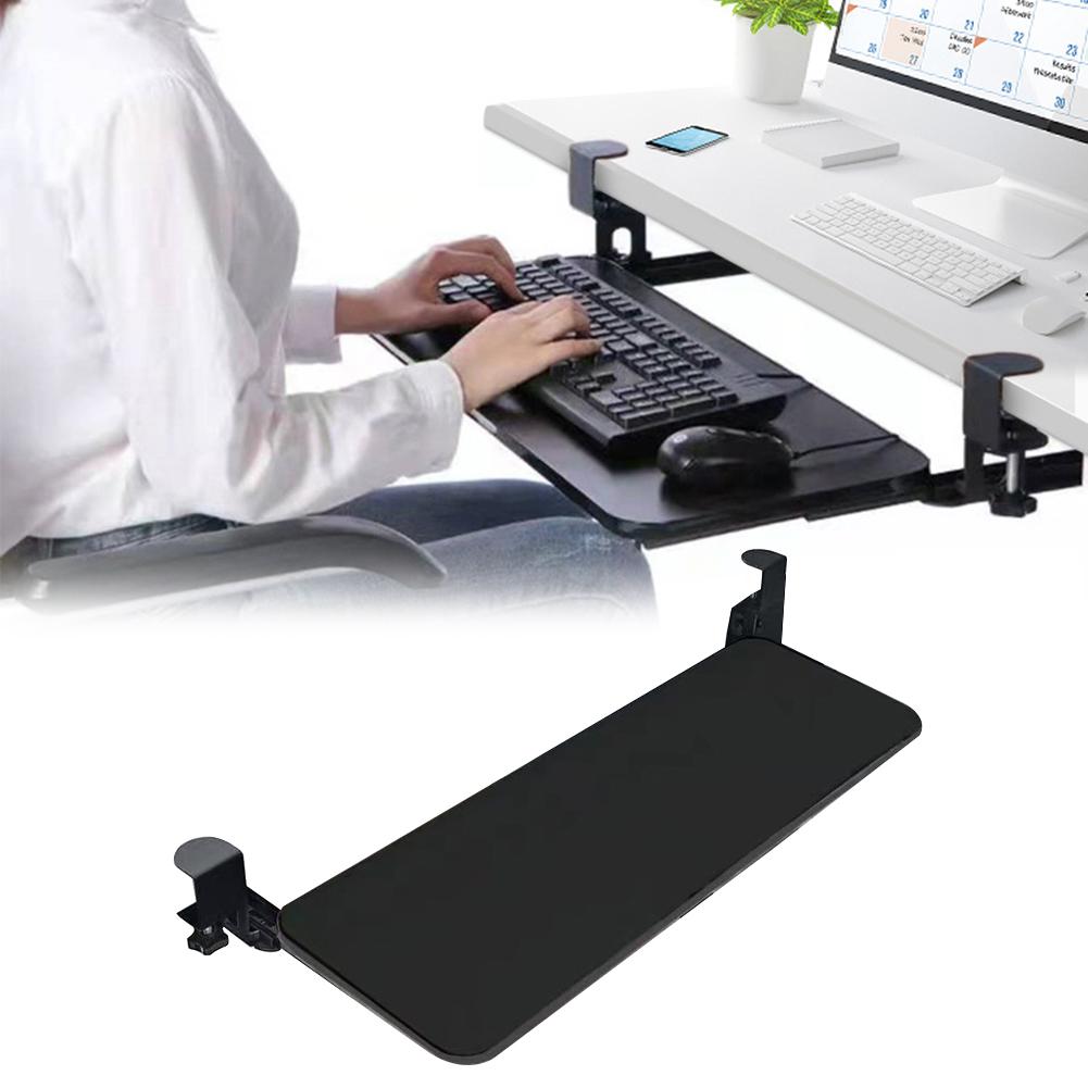 Keyboard Tray Under Desk Height Adjustable Pull Out Keyboard Tray Slide Out Computer Keyboard Drawer Under Desk Keyboard Drawer