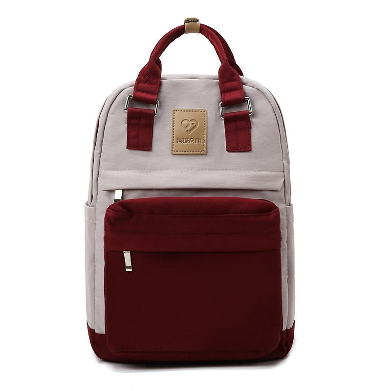 Schlichter japanischer Damen-Computerrucksack mit großem Fassungsvermögen, Universitätsrucksack, für Oberstufen- und Unterstufenschüler, 15,6 Zoll, neu