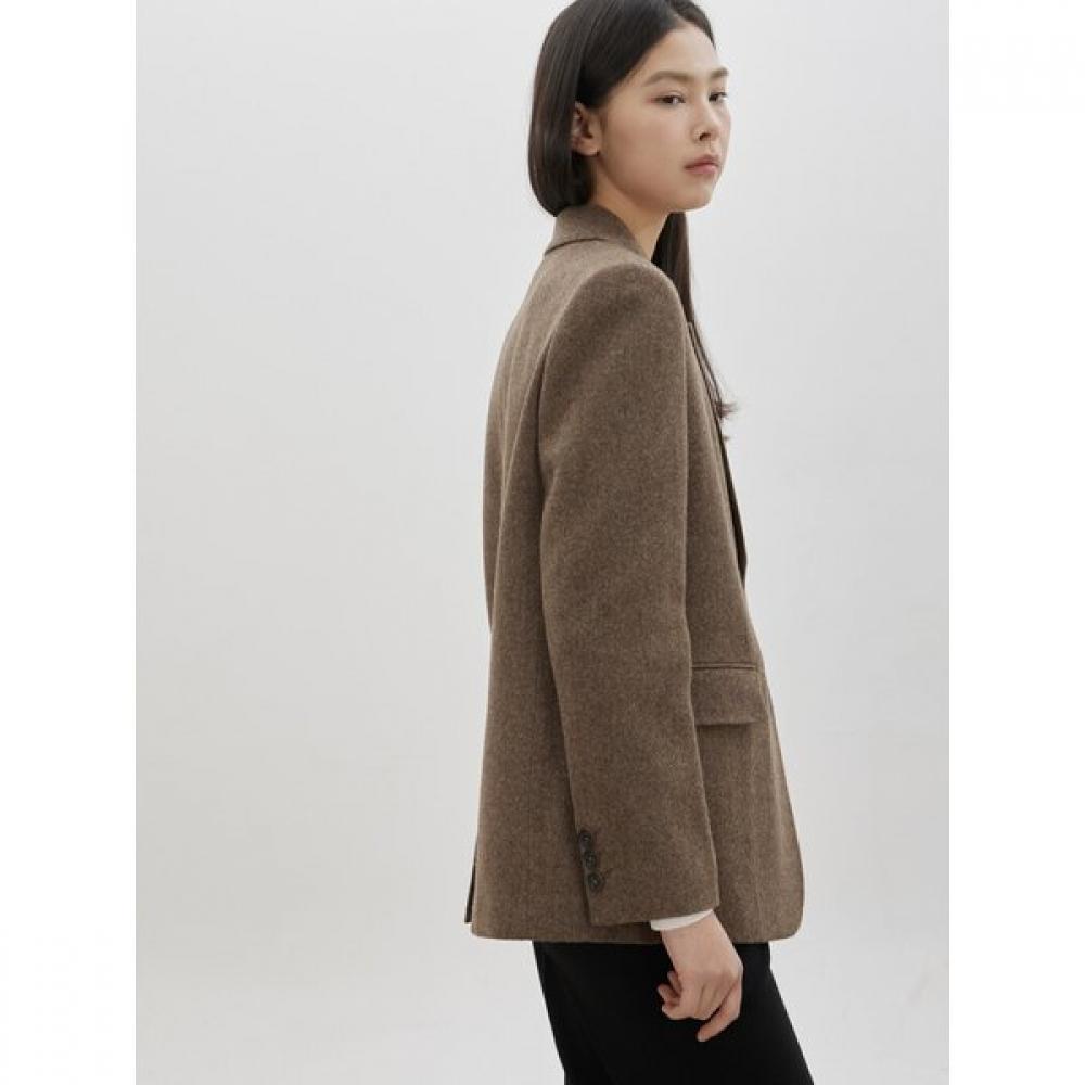 Cc Collect Wool Alpaca Blend Single Jacket C261msf102