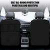 Car Seat Protector Auto Seat Back Covers Kick Mat Protect from Dirt Mud Water Resistant Kick Protector with Pockets