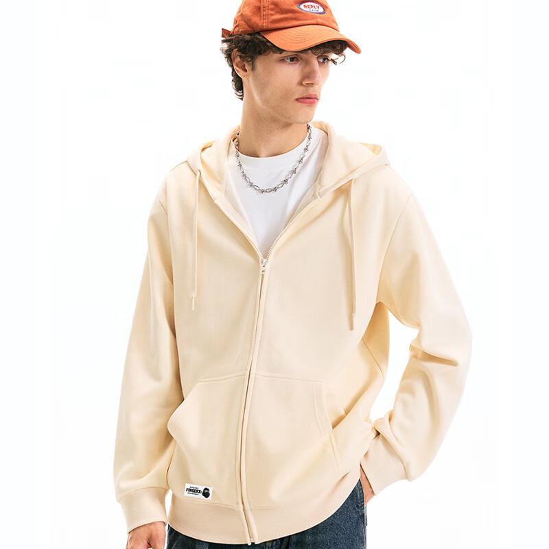 Fingercroxx Men's Casual Zip-Up Hoodie