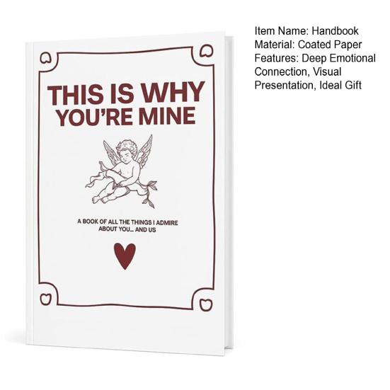 1/2 Bucăți Manualul Amintirilor Emoționale Acesta Este Motivul Pentru Care Ești Al Meu Jurnal Conexiune Emoțională Profundă Scriere Ghidată Carte Cadou Romantică