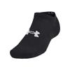 Under Armour Raining Ankle Socks Unisex 3 Pack Black 1386313-001