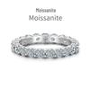 Moissanit S925 Sterling Silber Damenring - D Farbe, Super Glanz, Geometrisches Wassertropfen-Design, Ideal für Hochzeiten und Bankette