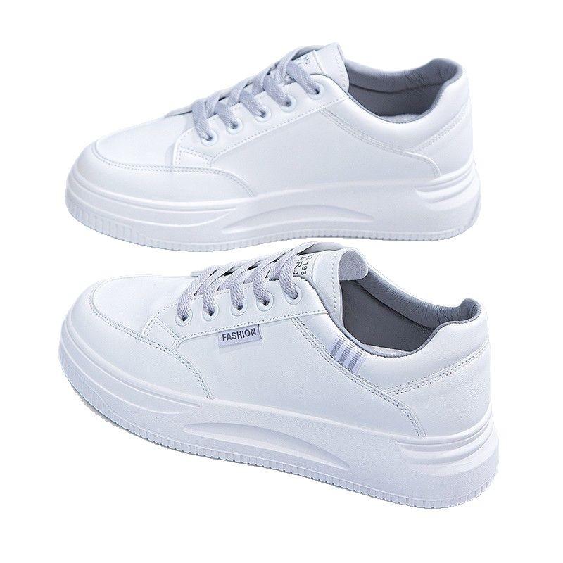 Little White Shoes Women's Autumn and Winter New Student Versatile Thick-soled Niche White Shoes Casual Soft Baseplate Shoes