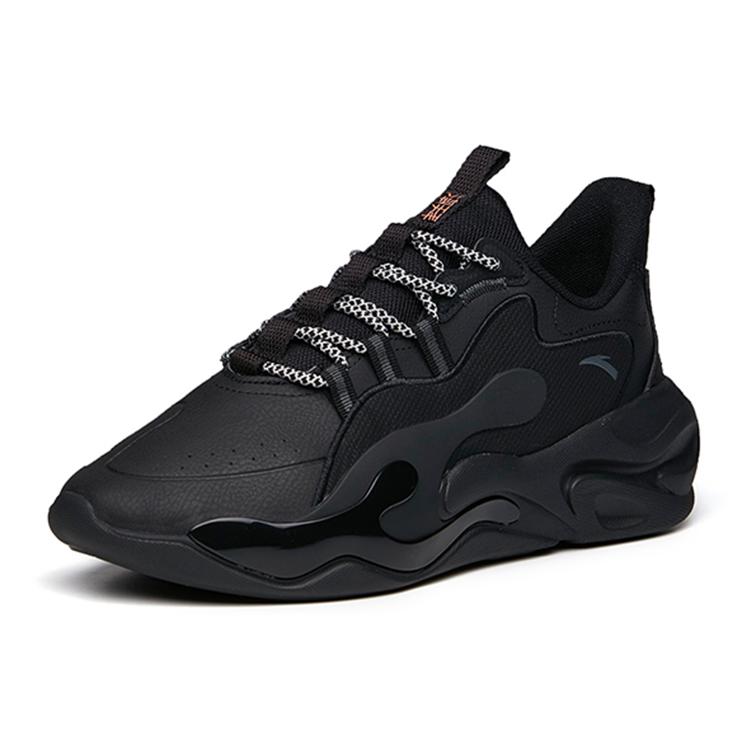 Anta Chao Worship 2.0 Low-Top Casual Shoes Men's Pure Black
