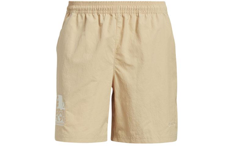 Adidas Originals Emb Woven Casual Shorts Men s Beige Moderate GN3858 S
