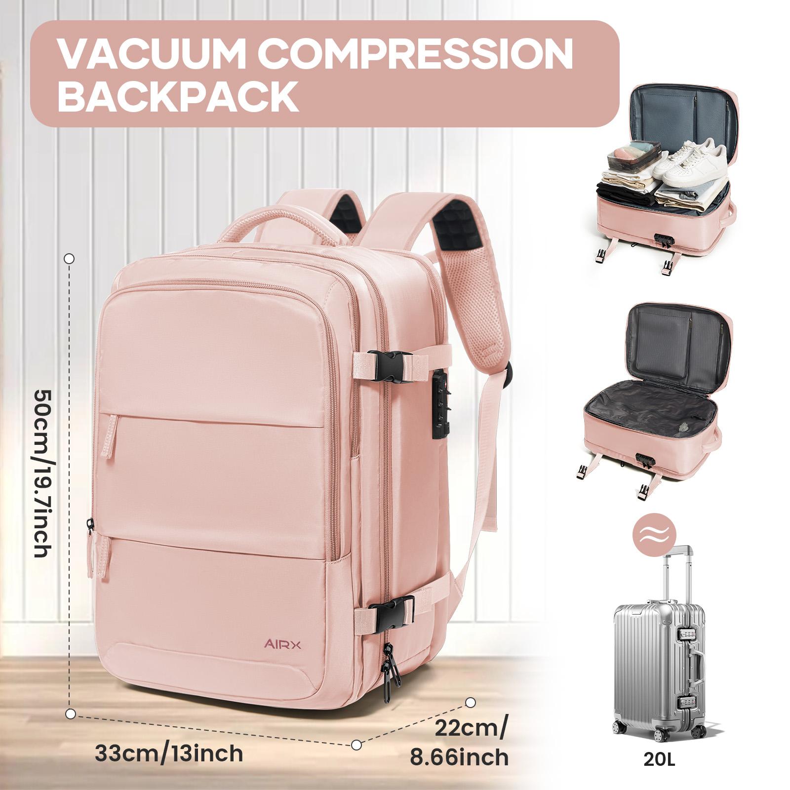 

Password Backpack Anti Theft Laptop Backpack Travel Backpacks for Women Men College Backpack Computer Bag Fits 17 Inch Laptop рожевий