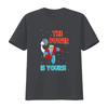 Captain Planet The Power Is Yours Cartoon Retro T Shirt Vintage Washed Top For Everyday Wear Streetwear Homme Graphic Unisex