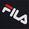 FILA Minimalist Letter Logo Print American Vintage Casual Crew Neck Short Sleeve T-Shirt Unisex Tops Black FS2RSB2001X-BLK