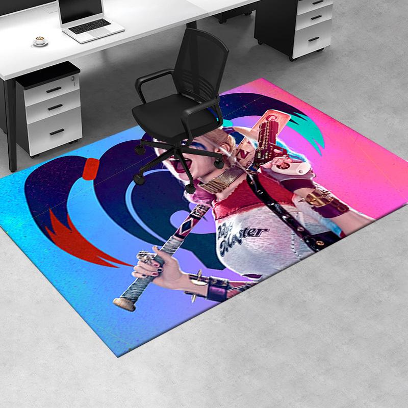 

Harley Quinn Costume Accessories: Perfect for Cosplay Enthusiasts! Office Mat Home Decor Office Desk Chair Rugs Chair Carpet for office Chai 60cm by 90cm