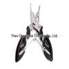 Stainless Steel Bent Nose Fishing Pliers with Dyneema Line Cutter - Small, Multifunctional Lure Tool