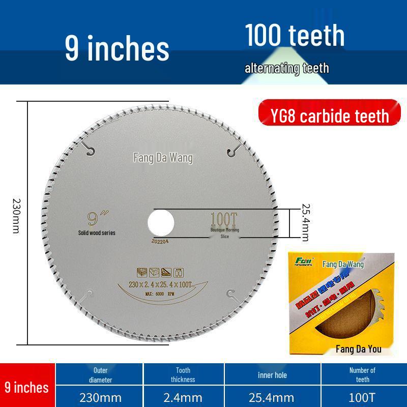 Woodworking YG8 Alloy Circular Saw Blades: 4-inch, 7-inch, and 10-inch for Portable Cutting Machines