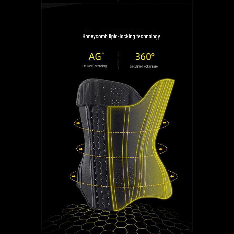 Women's 19 Steel-Boned U-Shaped Latex Waist Cincher: Sport, Tummy Tuck, Postpartum, Slimming & Ab Shaping Belt