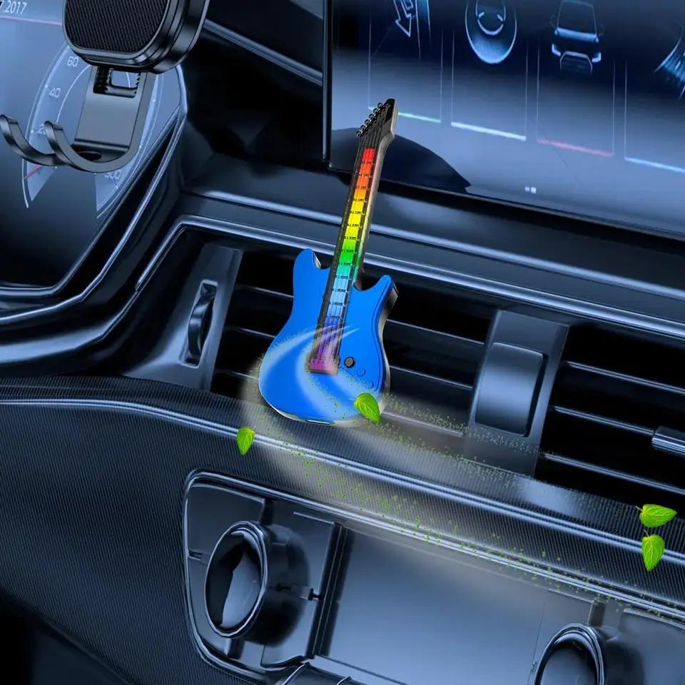 Air Freshener Car Smell LED Mini Conditioning Vent Outlet Perfume Clip Fresh Aromatherapy Fragrance Dashboard Car Perfume Decoration