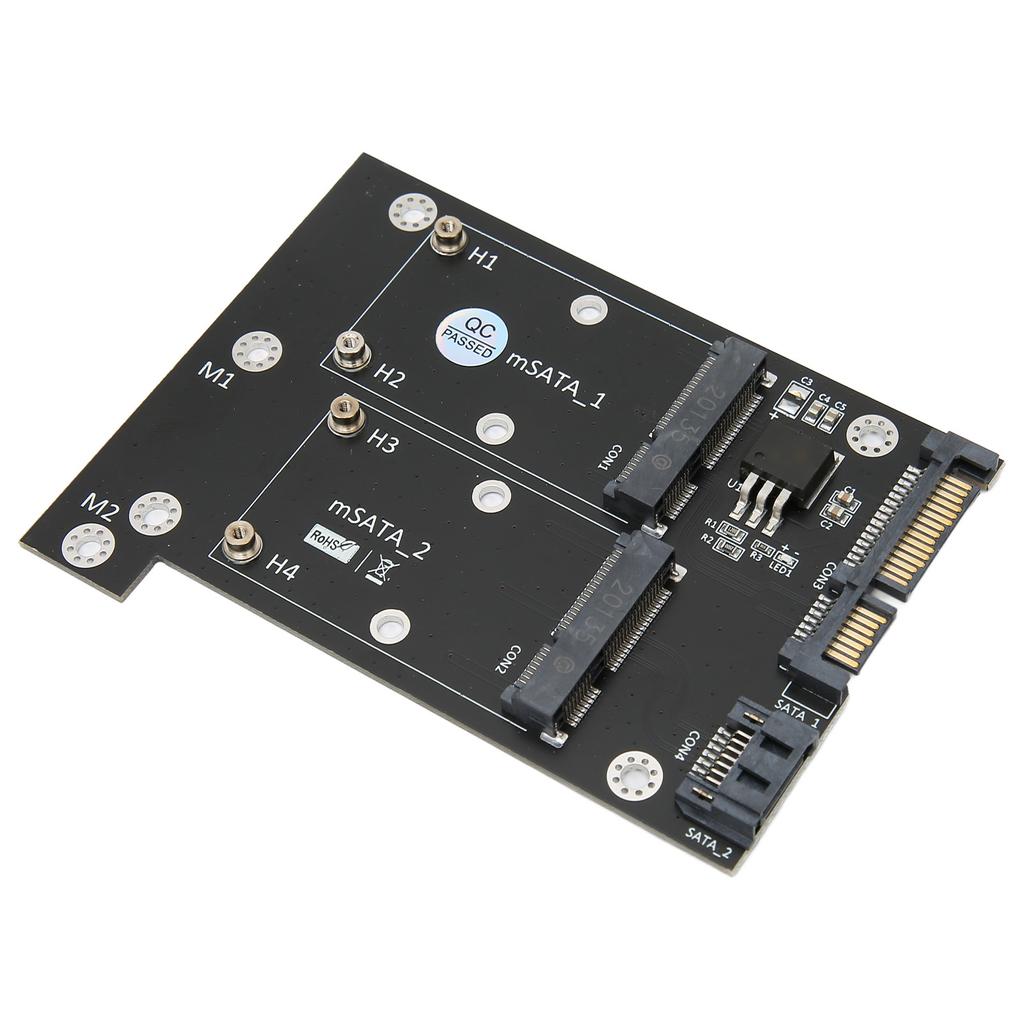 Adapter Card Dual MSATA SSD To Dual SATA3 Fast Reading Speed Converter Computer Accessories