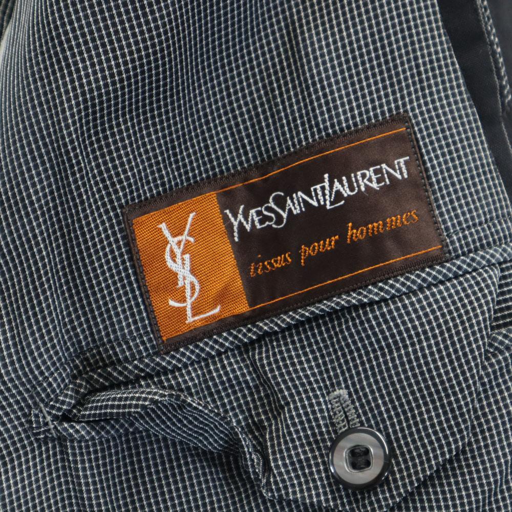 Yves Saint Laurent 90er Old Stripe Langarm taillierte Jacke Herren Gebraucht