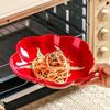 Tomato Ceramic Tableware: Tomato-Shaped Dinner Plates, Heart-Shaped Dessert Bowls, Festive Fruit Plate, Red Storage Jar.