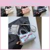 Chic Korean Style Bowknot Crossbody Bag In Black Beige Pink Silver For Women