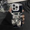 American Dollar Pattern Anti Drop Matte Hard Protective Phone Case For Apple Iphone