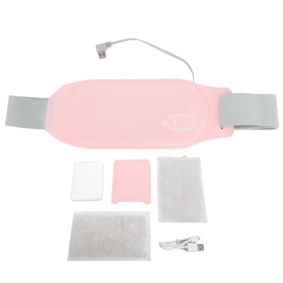 Cordless Menstrual Heating Pad with 3 Heat Levels 5 Massage Modes Heating Pads for Cramps Belly
