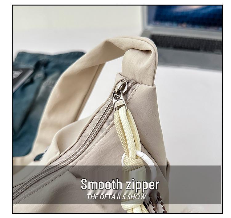 Women's Versatile Nylon Crossbody Bag - Large Capacity, Trendy Single Shoulder Handbag