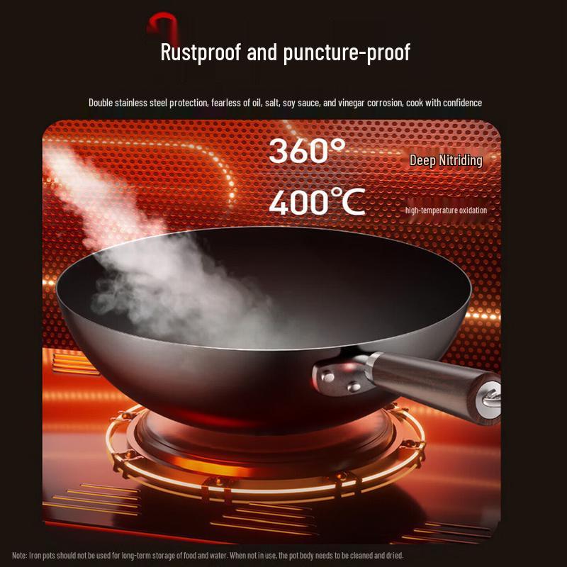 SUPOR Pure Iron Wok 32cm