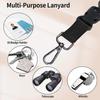 Heavy-Duty Hexagonal Adjustable Metal Hook Round Rope Strap Safety Buckle Removable Buckle Hanging Neck Employee Business Card Holder