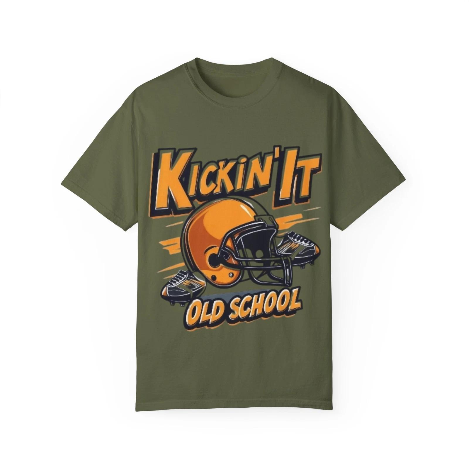 Винтажная футболка Kickin It | Ретро-футболка, Одежда для спортивных болельщиков 4XL