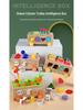Farm Orchard Shape Building Blocks and Worm-Catching Toy Set for Kids