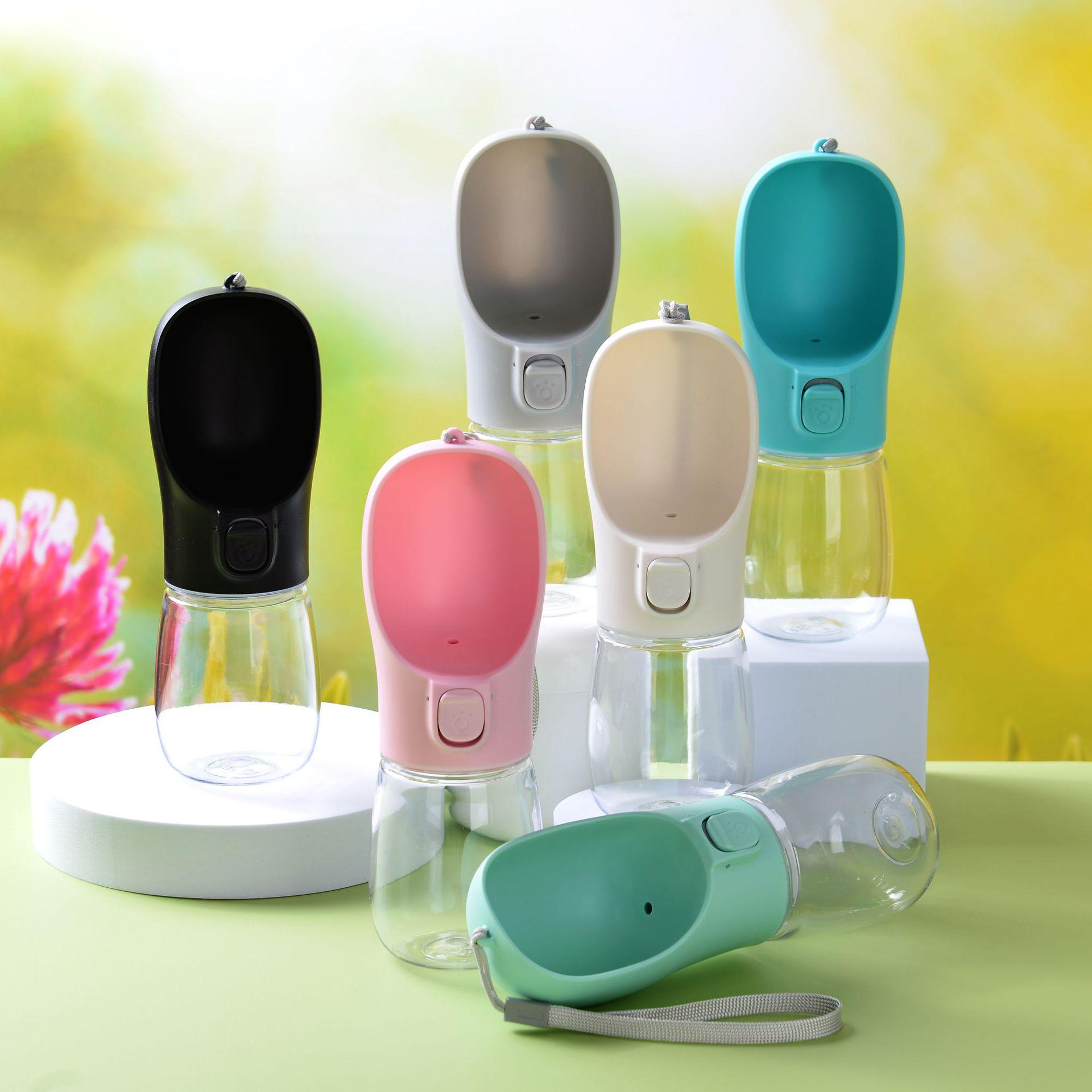 

New Portable Pet Water Bottle: Cat & Dog Travel Dispenser Cup C53#(300ML) жовтий