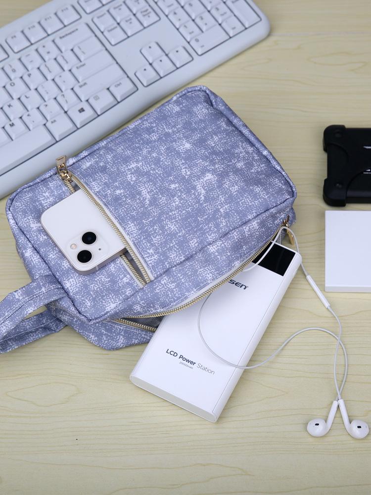 Stilvolle Damen Kleine Wasserdichte Oxford Reise-Toilettenartikel- und Kosmetik-Aufbewahrungstasche