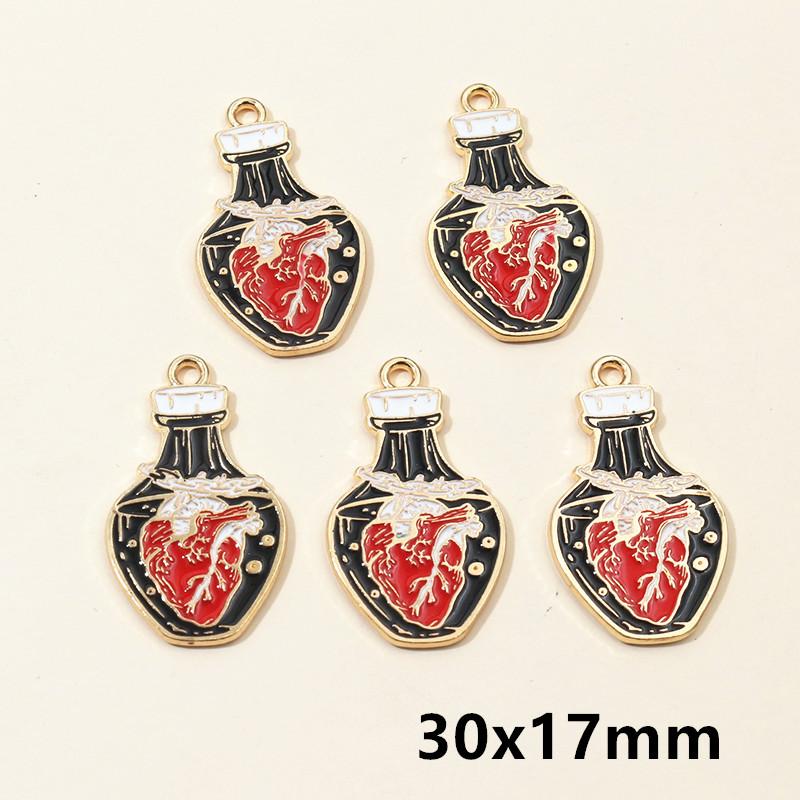 10pcs Cute Enamel Rainbow Charms Pendant Alloy Metal DIY Jewelry Making Accessories Findings for Necklace Earrings Bracelets