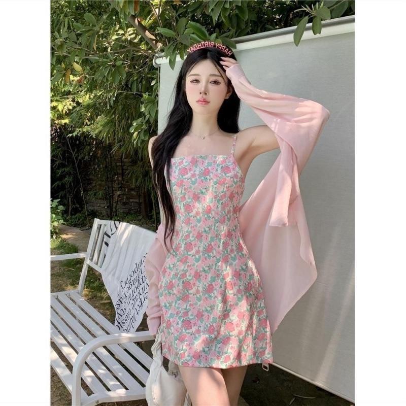 2026 Summer Floral Spaghetti Strap Dress: Fresh, Sweet, Slimming, and Versatile for Women