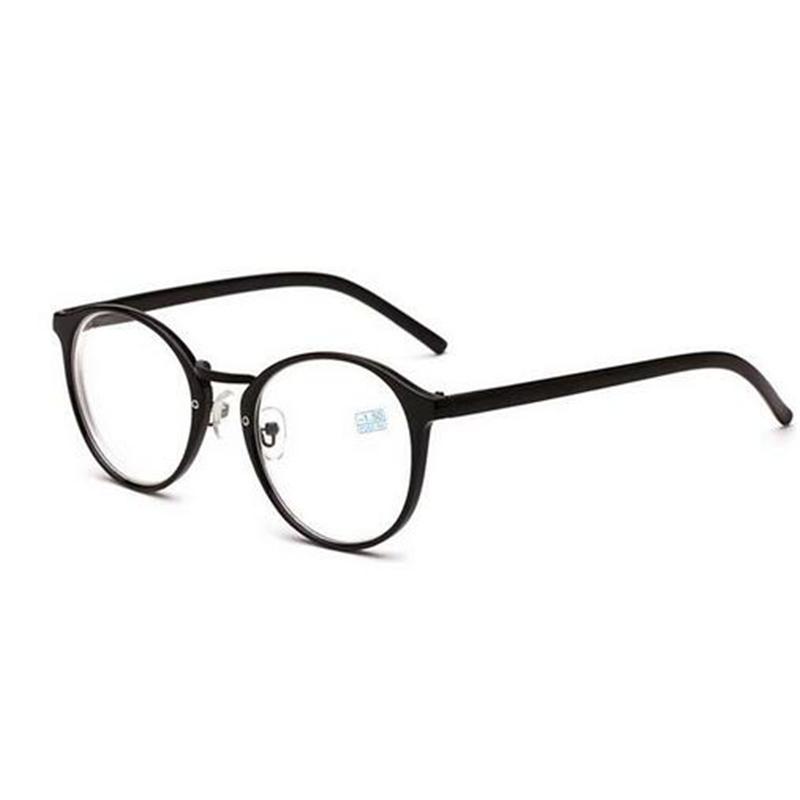 Round Finished Myopia Glasses Women Men Ultralight Black Frame Short-Sight  Eyewear Prescription -1.0 -1.5 -2 -2.5 -3 -3.5 -4
