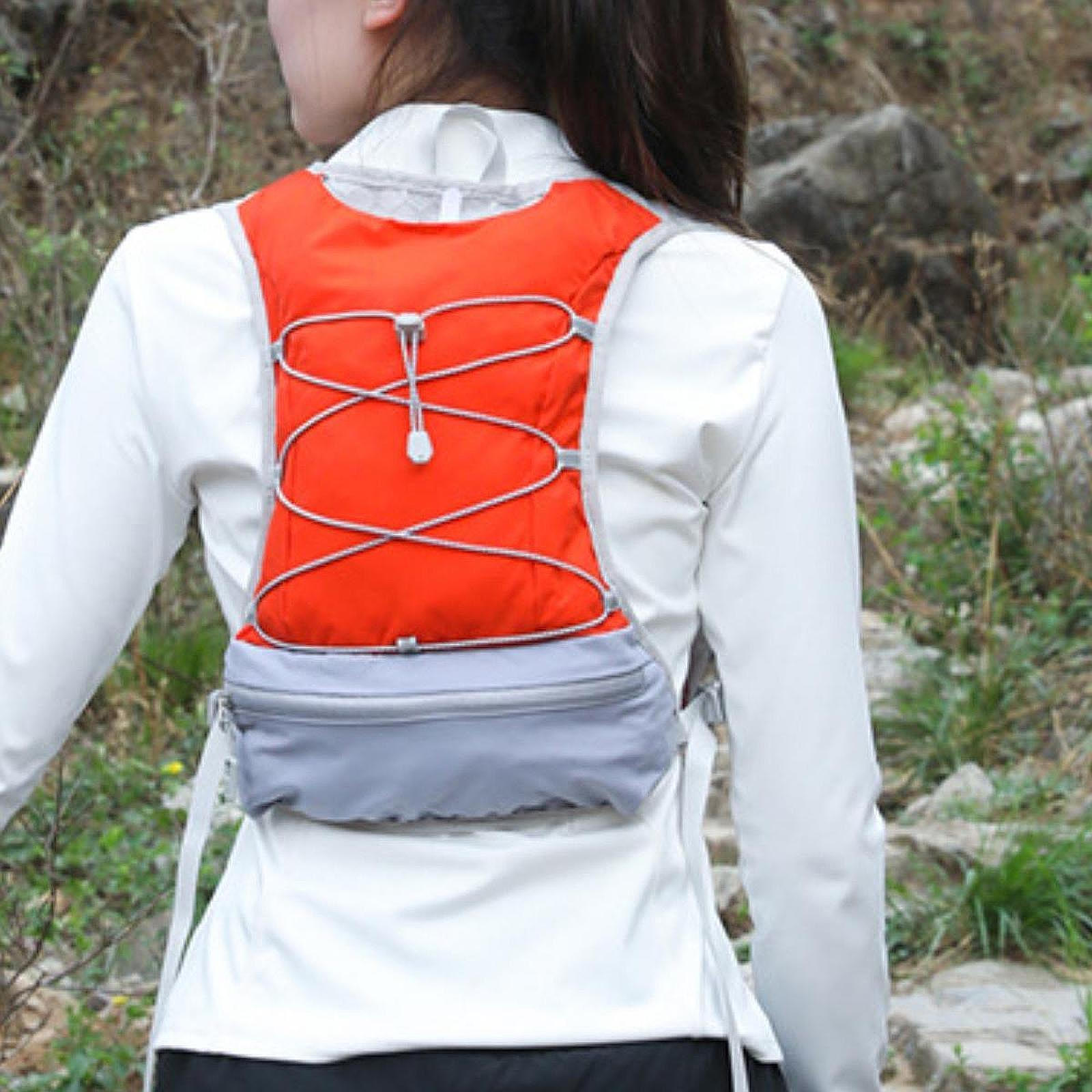 

Vest Backpack Running Daypack Lightweight Adjustable Buckle Water Pack Sport Bag for Jogging Cycling темно-зелений колір