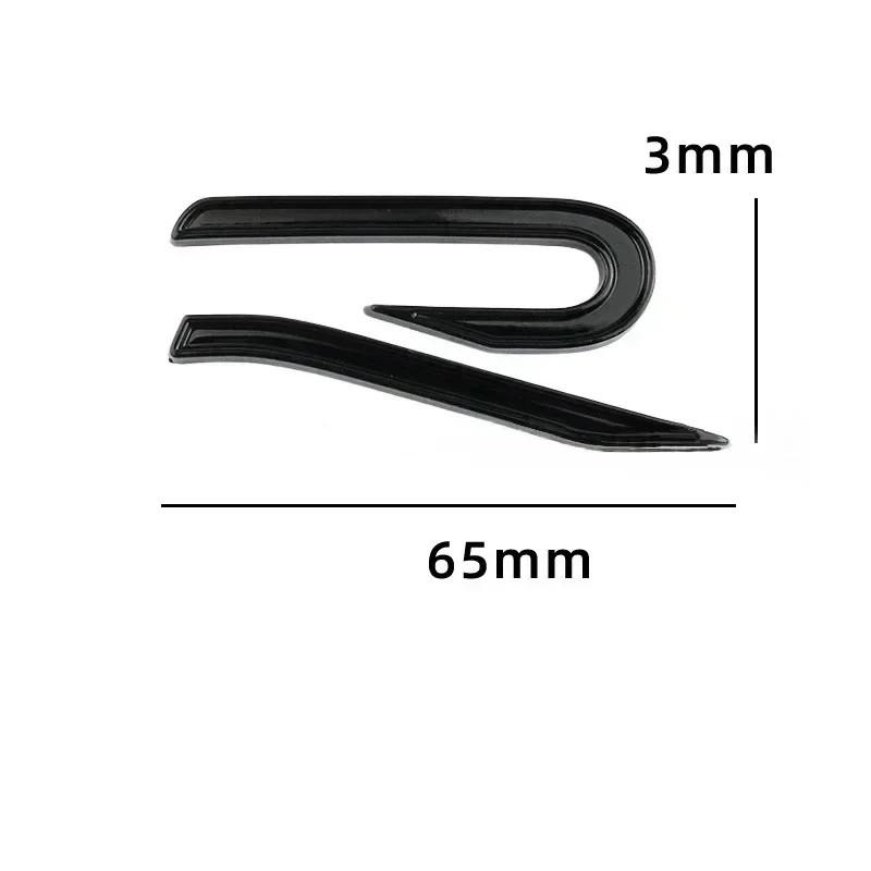 AABLC1 Metal Car Decals for Volkswagen VW R Line Golf 8 Beetle Scirocco Passat Sharan Tiguan Jetta Trunk Sticker Fender Side Badge
