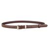 Leather Womens Belt With Pin Buckle For Casual Office Style