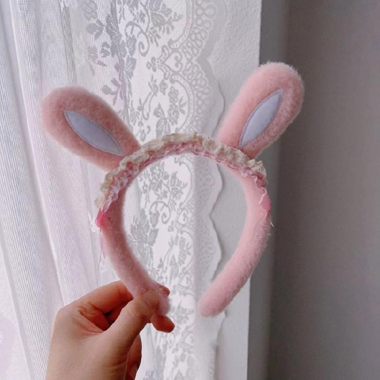 Women Hairband Bowknot Bear Furry Birthday Party Photo Booth Props for Girls