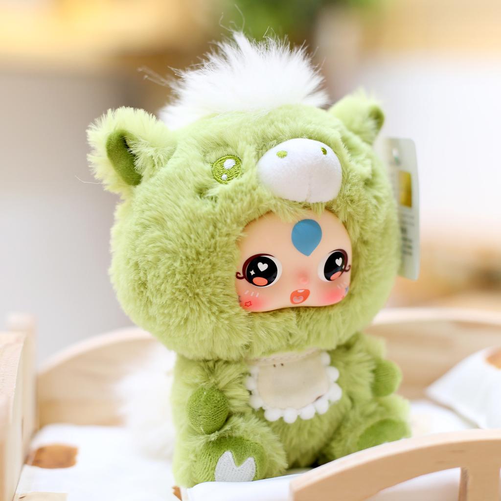 Cute Vinyl Face Doll Year of the Horse Mascot Cute BMW Doll Colored Pony Doll Grab Doll New Year's Gift