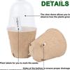 Seedling Nursery Cups Eco-Friendly Growing Pot Tray Planter Paper Grow Plant Starter Flower Herb Biodegradable Garden Tools