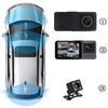 2/3 Channel Dashcam Video Recorder 2'' IPS Screen Wide Angle Camera